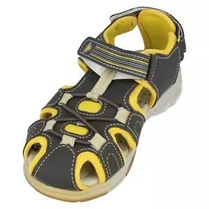 Boys Sports/Summer Sandals with Hook & Loop Fastening: 758-1 - Picture 1 of 25