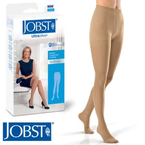 Pantimedias de compresión Jobst para mujer 8-15 mmhg soportes para medias manguera ultra transparente - Imagen 1 de 3