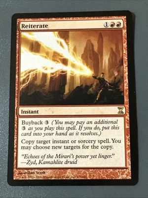 Reiterate X1 Time Spiral NM Condition See Pics Front Back - Image 1 of 2