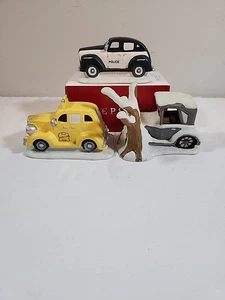 Enesco 2010 "It's A Wonderful Life" 3er Set Baileys Auto, Taxi & Polizei - Bild 1 von 17