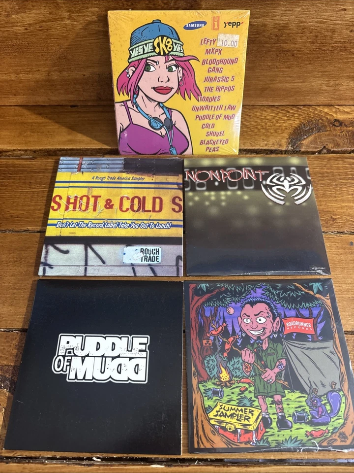 Vintage Y2K CD Sampler CD Lot Alternative Grunge Ska Punk Puddle of Mudd MXPX - Bild 1 von 4