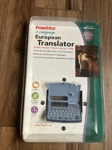 Franklin 5-Sprachen Europäischer Übersetzer Modell TWE-118 Neu in Verpackung - Bild 1 von 13