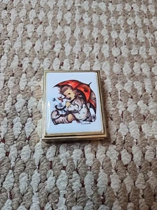 Vintage MJ Hummel Goebel Trinket Pill box Switzerland - Picture 1 of 2