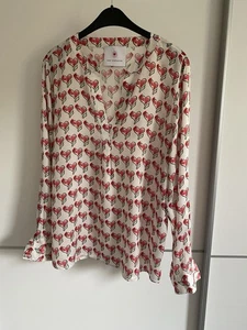 HERZEN'S ANGELEGENHEIT Bluse Seide Gr 44 (42) - Bild 1 von 2