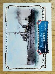 2011 Topps Allen e Ginter Fortezze galleggianti #FF16 HMS Dreadnought - Foto 1 di 2
