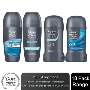 Dove Men+Care Anti-Transpirant mit 48H Schweißschutz Deo Spary, 18x50ml - Bild 1 von 34