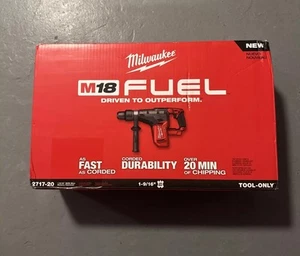 Milwaukee 2717-20 M18 FUEL 18V 1-9/16-Inch SDS-Max Rotary Hammer - Bare Tool New - Picture 1 of 12