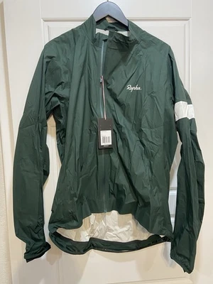 NEW WITH TAGS, Rapha Men’s Core Rain Jacket II, Size XXL, Dark Green - Image 1 of 4