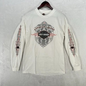 Vintage Harley Davidson Shirt Mens M Denver CO American Legend Y2K Long Sleeve - Picture 1 of 14
