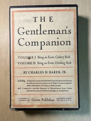 The Gentlemans Companion 1946 Exotic Drinking Book Vol 1 & 2 - Image 1 of 4