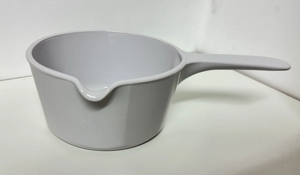 CorningWare Stieltopf, Topf mit Stiel,  Kasserolle: weiß, 15cm / Pyroflam - Bild 1 von 4