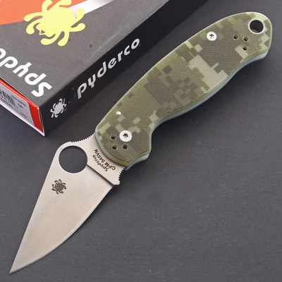 Small Quality Camo G10 Handle Lock Back Tactical Folding Knife With Pocket Clip - Image 1 of 4