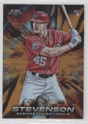 2018 Topps Fire Orange /299 Andrew Stevenson #51 Rookie RC - Image 1 of 2