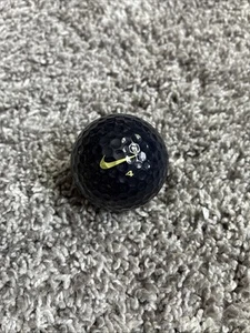 RARE Mint Condition One Black Tiger Woods Gold Ball - Picture 1 of 4