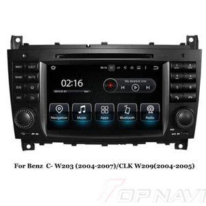 Car DVD Player for Benz C-W203 CLK W209 2004-2007 Stereo Radio GPS Navi 4G WIFI - Picture 1 of 7
