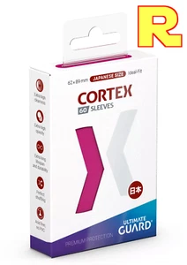 60 Fundas Ultimate Guard Cortex ® 62x89 Tamaño Japonés (YUGIOH) ® ROSA - Picture 1 of 5