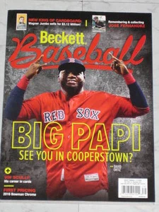 David Ortiz, Big Papi, Baseball Beckett, December 2016 "SEE YOU IN COOPERSTOWN" - Picture 1 of 4