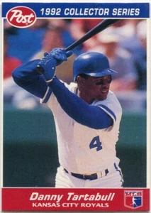 1992 MSA Post Cereal #30 Danny Tartabull Kansas City Royals - Picture 1 of 2