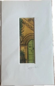 Stephanie Borg Signed Print Of At Palazzo Falson’s Courtyard - New In Wrapper - Picture 1 of 6