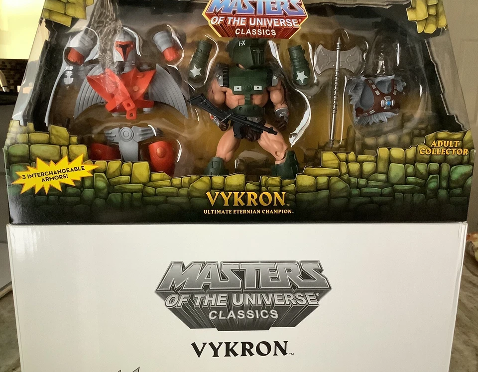 Masters of The Universe He-man Classics Vykron SDCC 2012 Figure Mattel