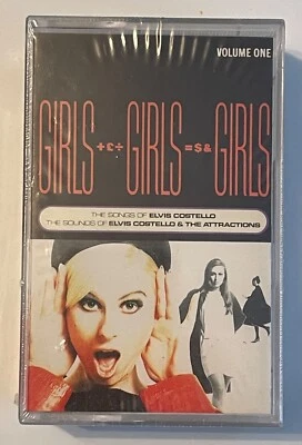 Elvis Costello- Girls Girls Girls Volume 1 & 2 Cassette Tapes NEW 1989 Demon UK - Image 1 of 4