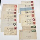 Us 1900-1915 Mail Cover Boston Syracuse Others  Waiving Flag Postmark Lot Of 16