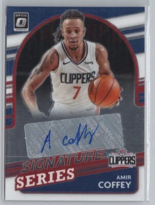 2021-22 Donruss Optic #SS-ACF Amir Coffey Signature Series AU - Image 1 of 2