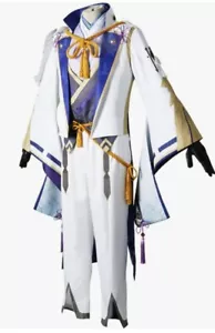 Genshin Impact Kamisato Ayato Cosplay Costume  Anime Halloween NEW Size XL - Picture 1 of 4