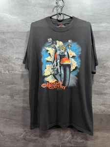 Vintage 1989 3D Emblem x Harley Davidson T Shirt Size XL - Picture 1 of 15