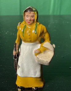 Vintage Metal Woman with Umbrella England Scarce KA-80 - Picture 1 of 9