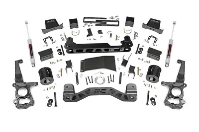 Rough Country 6" Lift Kit with N3 Shocks - 55730 - fits 2015-2020 Ford F150 4WD - Image 1 of 4