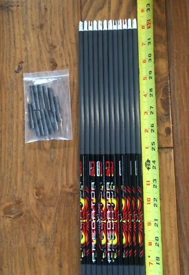 Carbon Express Arrows - Predator SD - 300 Spine - 12 PK MPN 51169 W/Inserts - Image 1 of 4