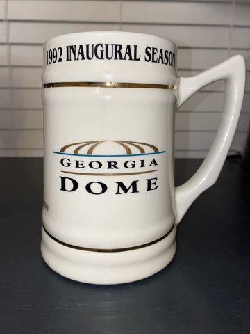 Georgia Dome Atlanta Falcons 1992 Inaugural Season Numbered Mug 335/2500 Vintage Cover