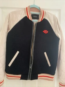 Ladies Scotch & Soda Amsterdams Blauw Bomber Jacket - Picture 1 of 4