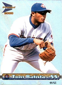 2000 Pacific Prism Premiere Date #146 Tony Batista /61 - NM-MT