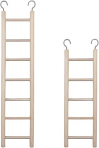 2pz Birdie Basics Scala in Legno per Gabbia per Uccellini Scala Arrampicata Giocattolo per Parrocchetti - Foto 1 di 3