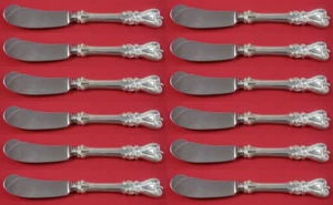 Old Colonial by Towle Sterling Silver Butter Spreader HH paddle Set 12 pieces - Picture 1 of 1