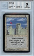 MTG Alpha Castle BGS 9.0 (9) Mint Magic Card  10 centering WOTC 7477 Amricons