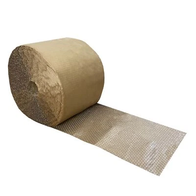 UOFFICE Kraft Backed Bubble Cushioning Wrap 12" x 125-Feet long Roll - Image 1 of 4