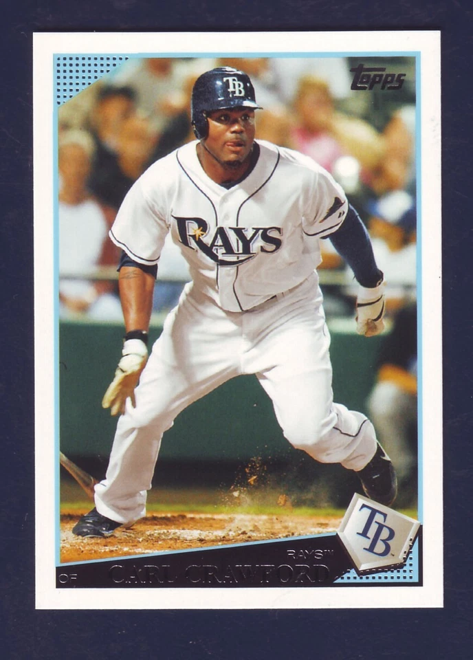2009 TOPPS #40 CARL CRAWFORD MT - Image 1 of 1