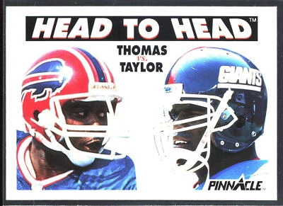 1991 Pinnacle #354 Thurman Thomas / Lawrence Taylor - Image 1 of 2