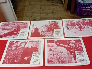 Gunfighters Of The Northwest 1954 Lobby Cards X 5 14 X 11" - Picture 1 of 6