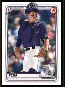 2020 BOWMAN DRAFT 1ST BASE PAPER PROSPECT BD106 DREW ROMO ROCKIES - Imagen 1 de 2