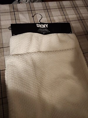 NWT DKNY White Soft Furry Table Runner 20" x 108" - Image 1 of 4