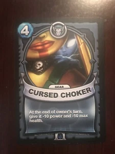 2016 Skylanders Battlecast - Cursed Choker (Gear) - Rare - Picture 1 of 2