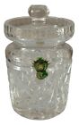 Waterford Lismore Pb Cut Crystal Jam or Condiment Jar Ireland Vintage