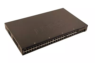 Juniper EX2200 Ethernet Switch; 48-Port 10/100/1000BASE-T, PoE+ (4) SFP Gigabit - Image 1 of 4