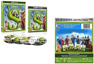 SHREK 1-4 (4 Movie Collection) Mike Myers - NEW US RgFree 4K UHD BLU-RAY sp - Picture 1 of 1