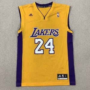 Adidas Lakers Kobe Bryant Jersey Men's Small Yellow Purple Basketball Sport - Picture 1 of 9