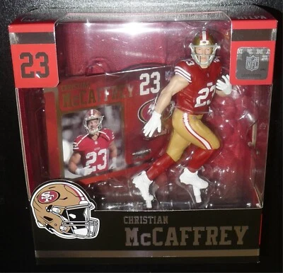 CHRISTIAN McCAFFREY San Francisco 49ers McFarlane NFL Legacy Series 2024 EN MANO Foto 1 de 2